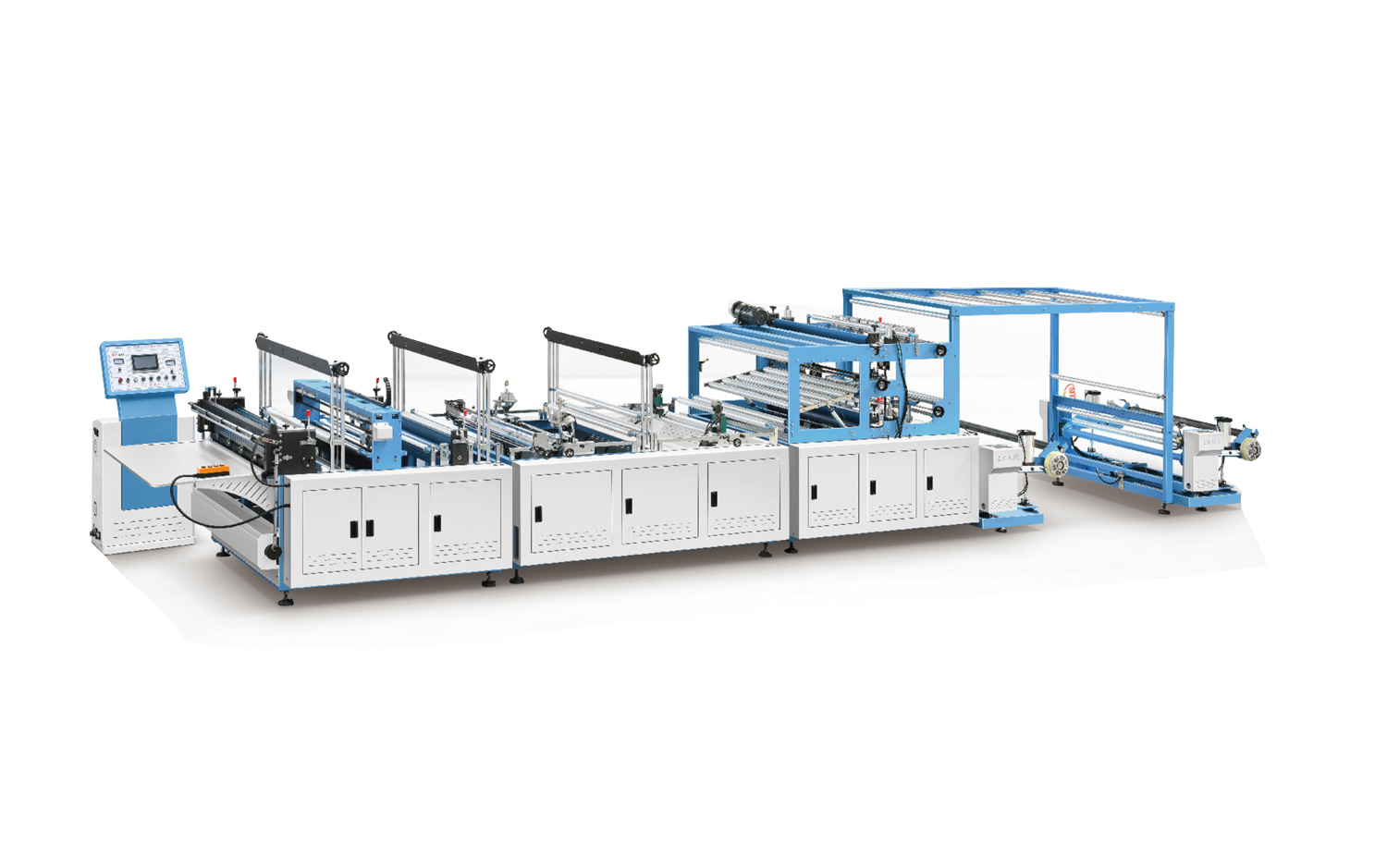 ZXL-1300雙放料無紡布制袋機(香蕉套袋、衛(wèi)浴潔具套袋、沙發(fā)套袋)